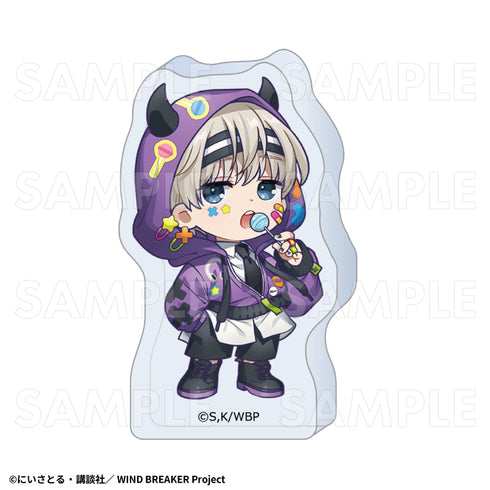 『WIND BREAKER』でびデコパーカー ちびキャラVer. アクリルブロック 梶蓮