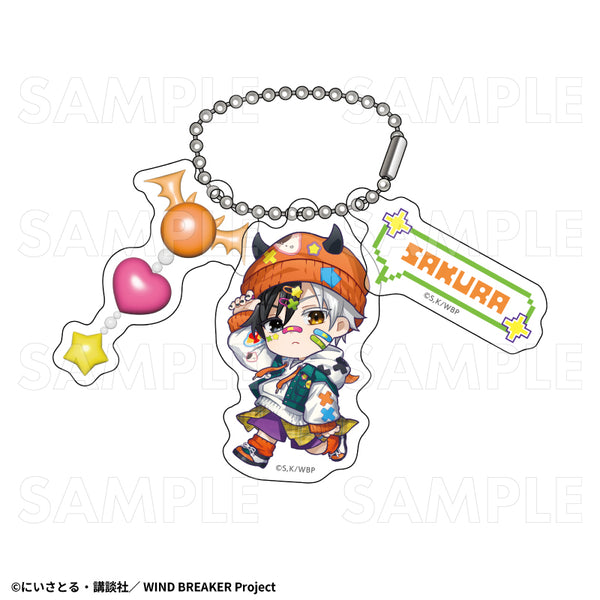 『WIND BREAKER』でびデコパーカー ちびキャラVer. アクリルキーホルダー 桜遥