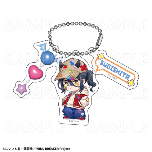 『WIND BREAKER』でびデコパーカー ちびキャラVer. アクリルキーホルダー 杉下京太郎