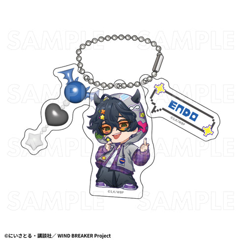 『WIND BREAKER』でびデコパーカー ちびキャラVer. アクリルキーホルダー 棪堂哉真斗