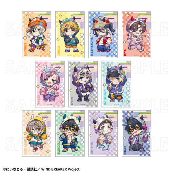 『WIND BREAKER』でびデコパーカー ちびキャラVer. トレーディングミニブロマイド【BOX】