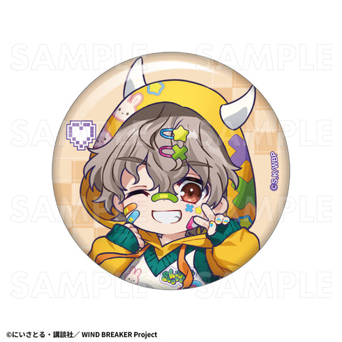 『WIND BREAKER』でびデコパーカー ちびキャラVer. トレーディング缶バッジ【BOX】
