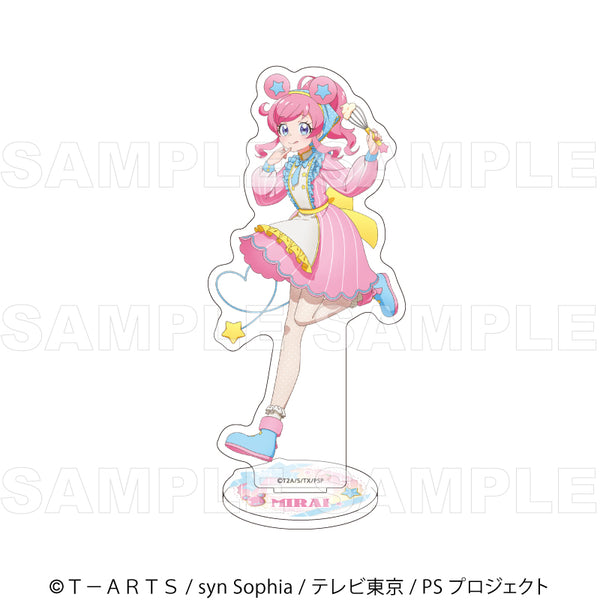 "Pretty Series 15th Anniversary" Mascot-Style Outfit Acrylic Stand: Mirai Momoyama