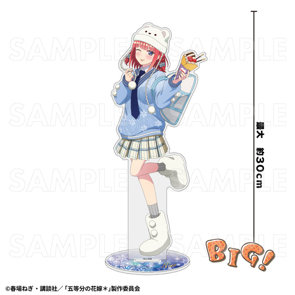 『五等分の花嫁*』ウインターMode & クリスマスMode 特大アクリルスタンド 中野二乃 ウインターMode