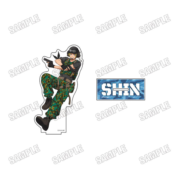 『SAKAMOTO DAYS』描き下ろしBIGアクリルスタンド2朝倉シン【サバイバルゲームver.】