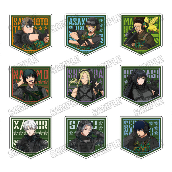 『SAKAMOTO DAYS』描き下ろしアクリルバッジコレクション【サバイバルゲームver.】【BOX】