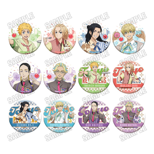 『東京リベンジャーズ』描き下ろし缶バッジコレクション【スイーツダイナーver.】【BOX】