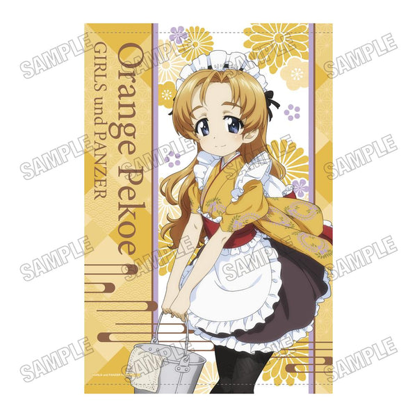 『ガールズ&パンツァー 最終章』描き下ろしB2タペストリー【和風メイドver.】➃オレンジペコ