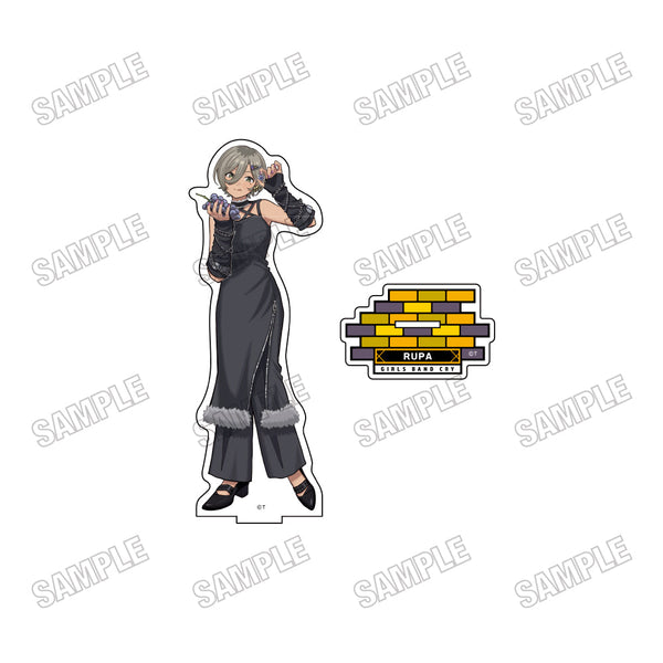 『ガールズバンドクライ』描き下ろしBIGアクリルスタンド【ブラックファッションフルーツver.】5ルパ