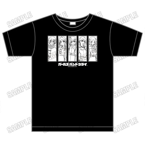 『ガールズバンドクライ』Tシャツ【ブラックファッションフルーツver.】
