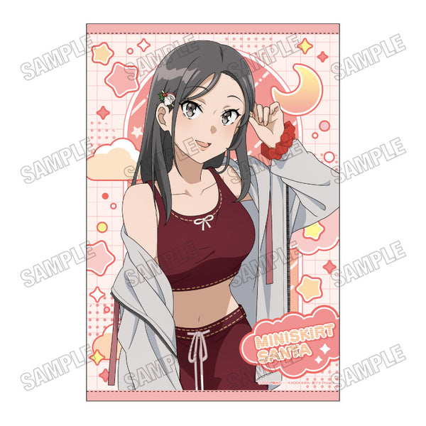 『青春ブタ野郎はサンタクロースの夢を見ない』描き下ろしB2タペストリー6ミニスカサンタ