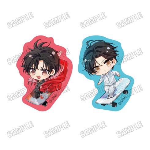 『大河幻想ラジオドラマ魔道祖師』描き下ろしミニキャラステッカーセット【スケーターver.】