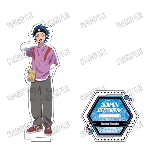 "DIGIMON BEATBREAK" Original Illustration BIG Acrylic Stand #5: Soda Light