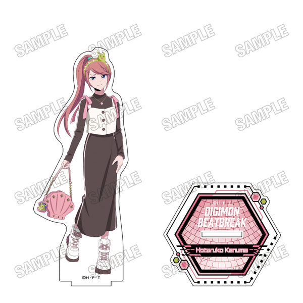 "DIGIMON BEATBREAK" Original Artwork BIG Acrylic Stand #6: Kanuma Hotaruko
