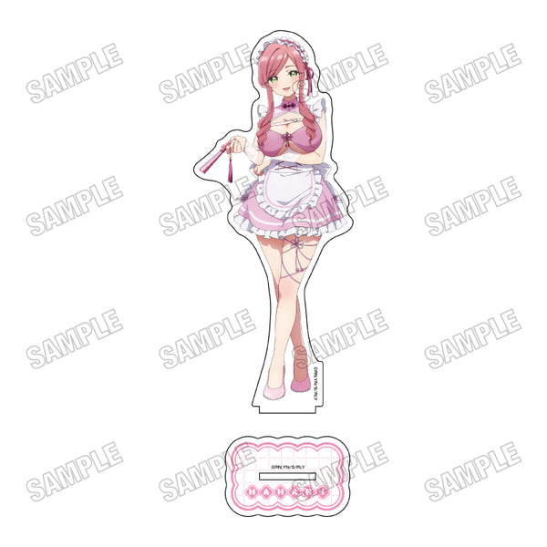 "100 Girls Who Love You So, So, So, So Much" Original Illustration BIG Acrylic Stand #6: Hanazono Hahuri
