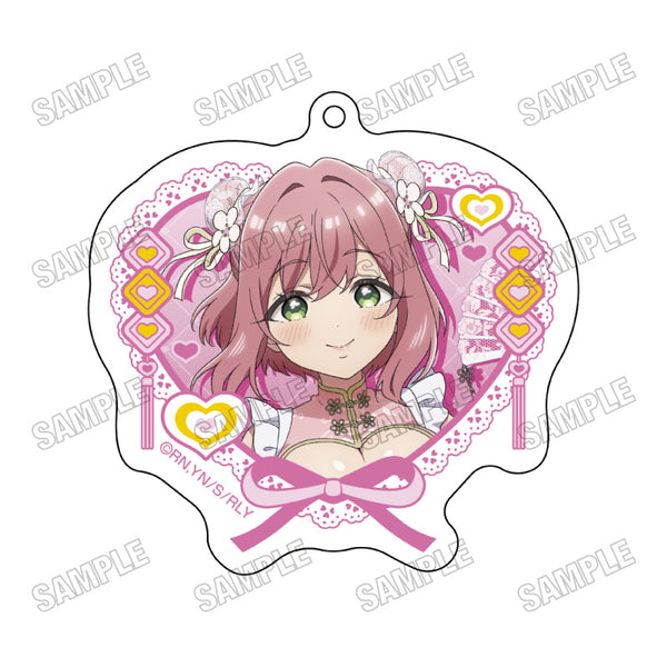 "100 Girlfriends Who Love You So, So, So, So Much" Original Acrylic Keychain #1: Hanazono Hakari