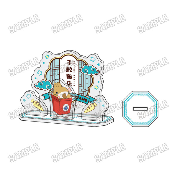 《出游小鲨鱼 托凯的朋友们》全新绘制迷你亚克力微缩景观【小鲨鱼饭店ver.B】6只小鲨鱼