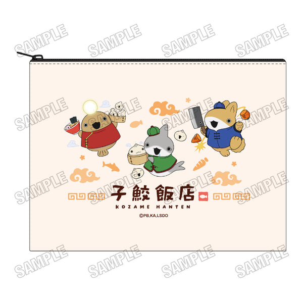 "Little Shark on the Go: Friends from Toka" Original Illustration Pouch
