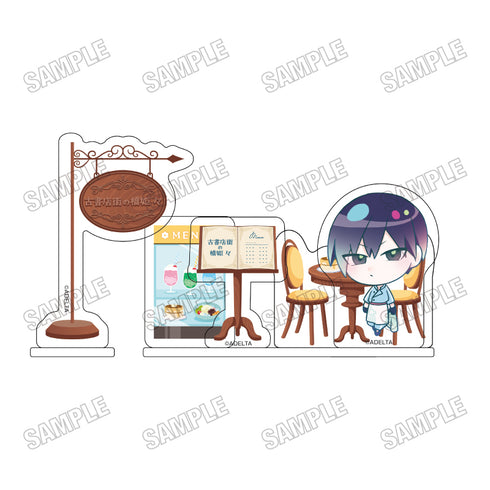『古書店街の橋姫 々』描き下ろしミニアクリルジオラマ【ミニキャラver.】3川瀬