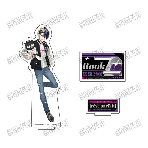 《DYNAMIC CHORD×三麗鷗角色》大尺寸壓克力立牌 3Rook×Bad Batsu-maru