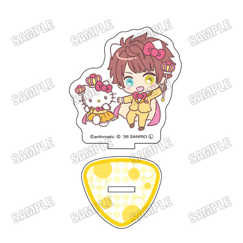 "DYNAMIC CHORD × Sanrio Characters" Mini Character Acrylic Stand: 1 King × Hello Kitty
