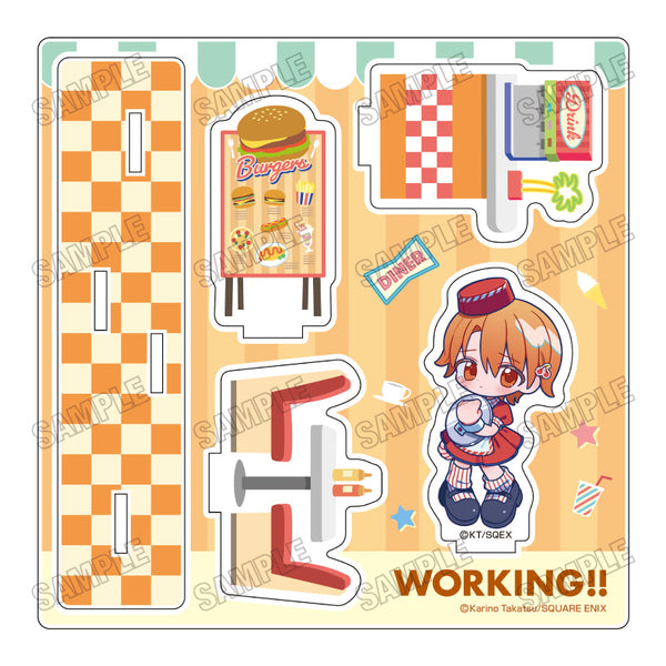 《WORKING!!》全新繪製迷你壓克力場景模型【餐館版】3 伊波真日