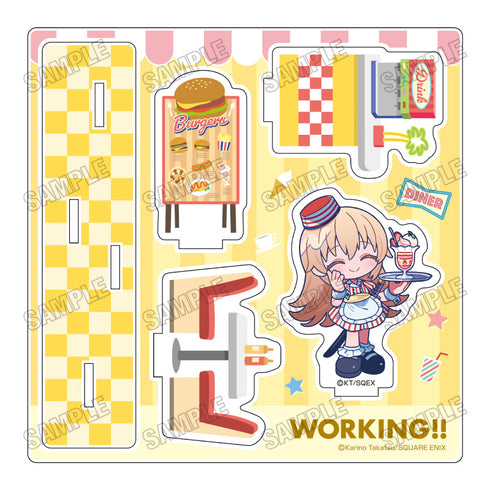 《WORKING!!》全新繪製迷你壓克力場景模型【餐館版】➃轟 八千代