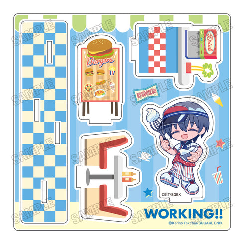 《WORKING!!》全新绘制迷你亚克力场景模型【餐厅版】6 相马博臣