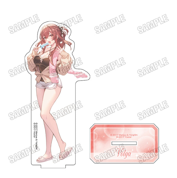 『アズールレーン』描き下ろしBIGアクリルスタンド【お風呂あがりver.】4ヴォルガ