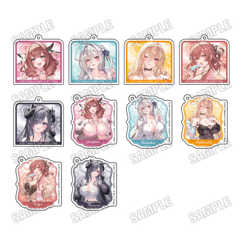 『アズールレーン』描き下ろしアクリルキーホルダーコレクション【お風呂あがりver.】【BOX】