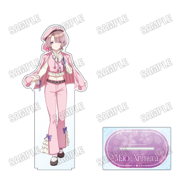 《學園偶像大師》全新繪製BIG亞克力立牌 LL【櫻色ver.】 5 有村麻央