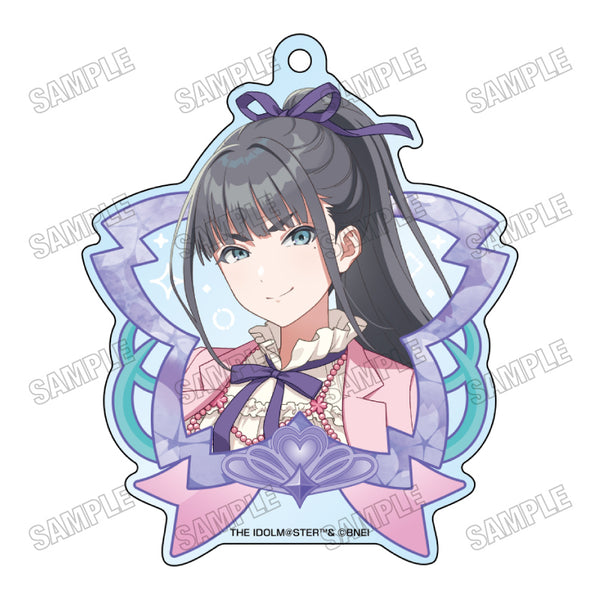 《学园偶像大师》全新绘制亚克力钥匙扣【樱色ver.】 4 雨夜 燕