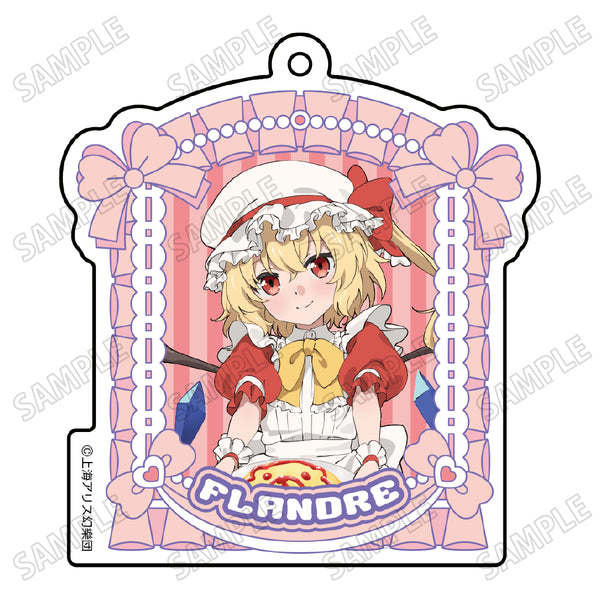 『東方Project』描き下ろしアクリルキーホルダー【メイドver.】➃フランドール・スカーレット