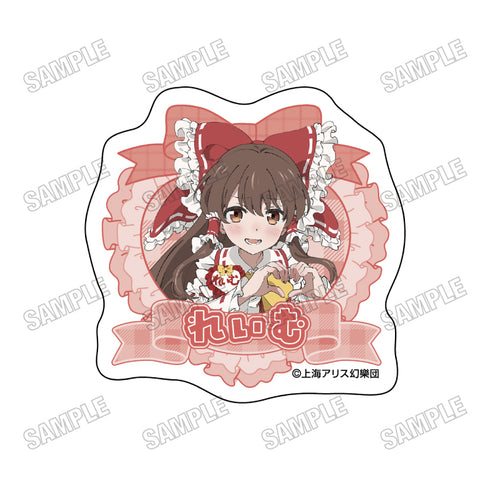 『東方Project』描き下ろしアクリルバッジ【メイドver.】➀博麗霊夢