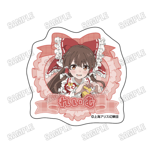『東方Project』描き下ろしアクリルバッジ【メイドver.】➀博麗霊夢