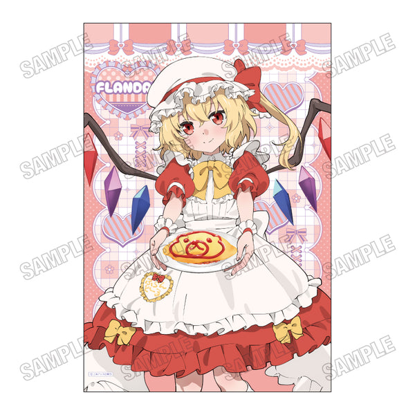 『東方Project』描き下ろしB2タペストリー【メイドver.】➃フランドール・スカーレット