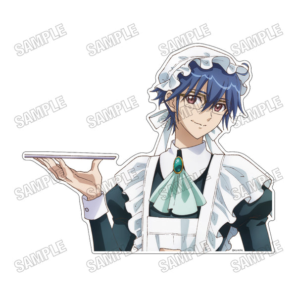『美男高校地球防衛部ETERNAL LOVE!』描き下ろし卓上アクリルスタンド【メイドさん大集合ver.】3鬼怒川 熱史