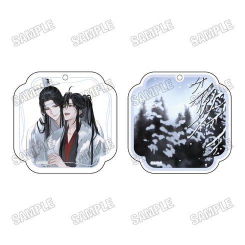 《大河幻想廣播劇 魔道祖師》全新繪製滑蓋壓克力鑰匙圈【四時四景ver.】4冬