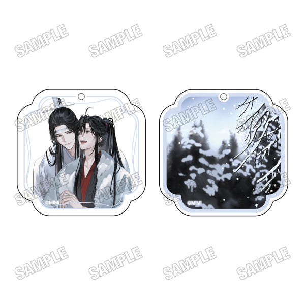 《大河幻想广播剧 魔道祖师》全新绘制滑盖亚克力钥匙扣【四时四景版】4冬