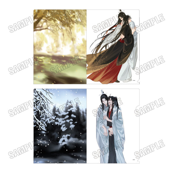 『大河幻想ラジオドラマ魔道祖師』描き下ろしクリアファイルセット【四時四景ver.】2秋・冬