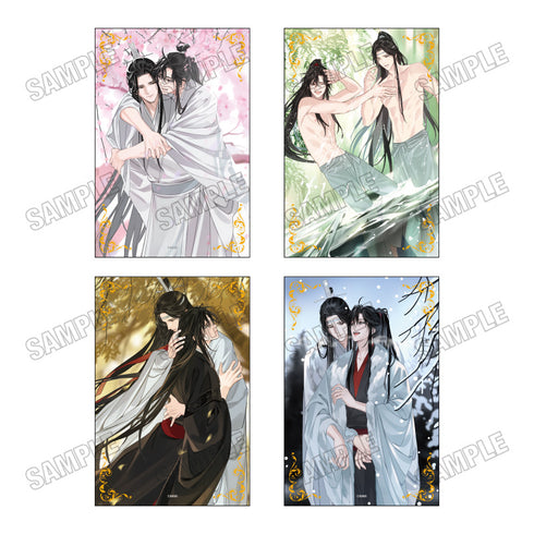 『大河幻想ラジオドラマ魔道祖師』描き下ろし箔押しイラストカードセット【四時四景ver.】