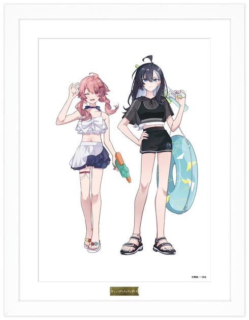 『キミが吠えるための歌を、&ロンリーガールに逆らえない』『キミが吠えるための歌を、』描き下ろし複製原画