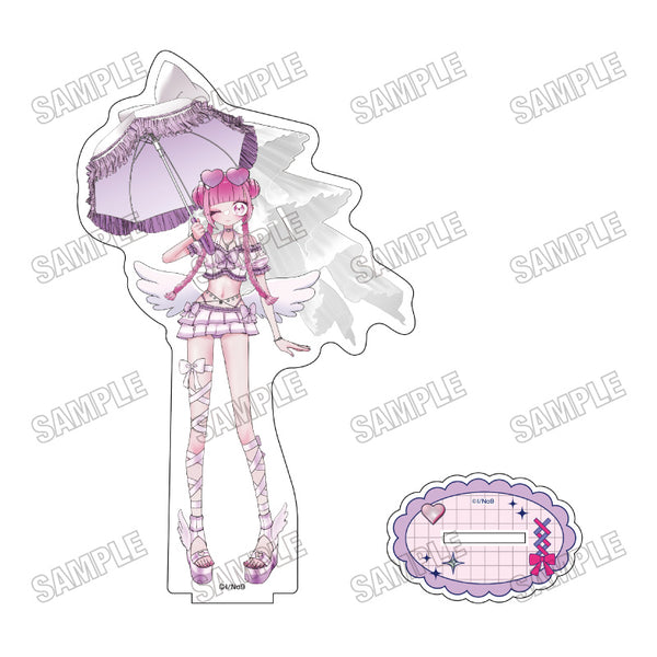 《魔法少女粉藍》全新繪製BIG壓克力立牌 1 粉色款