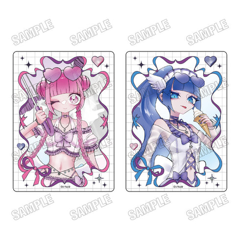《魔法少女粉藍》全新繪製透明卡片組