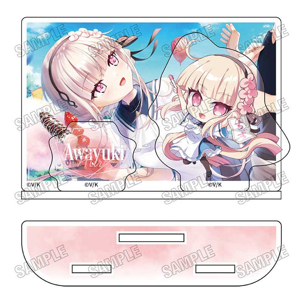 『anemoi』ミニアクリルジオラマ3淡雪 陽彩
