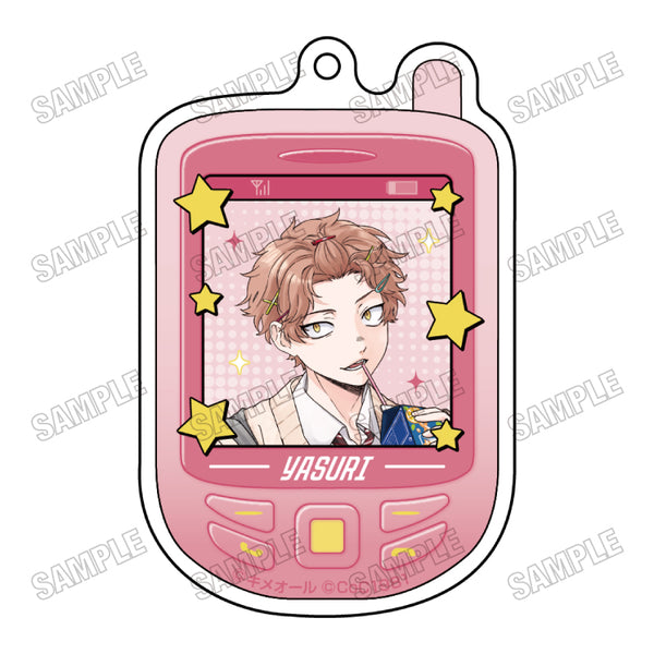 "Walnut Explosion Syndrome" Original Acrylic Keychain #2: Otoko Kayasato