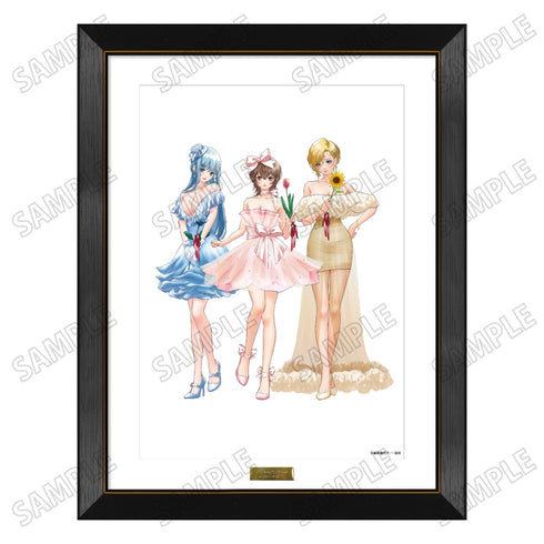 『今日はカノジョがいないから』描き下ろし複製原画【ドレスver.】