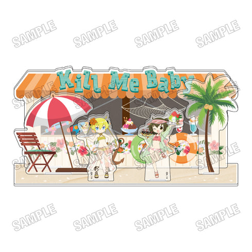 『キルミーベイベー』描き下ろしアクリルジオラマ【海の家ver.】