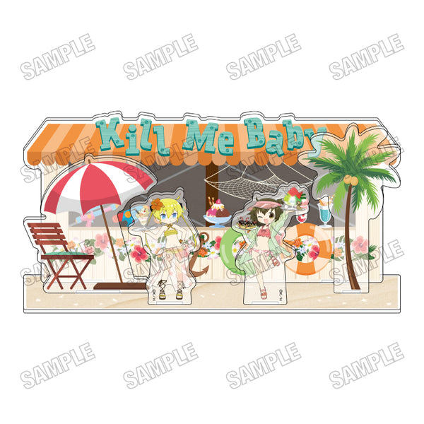 『キルミーベイベー』描き下ろしアクリルジオラマ【海の家ver.】