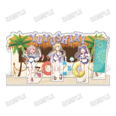 『ゆゆ式』描き下ろしアクリルジオラマ【海の家ver.】